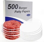 Burger Patty Paper Round 5.5 Set Of 500PCS Non Stick Inch, Red. Fixed Price $24.29.