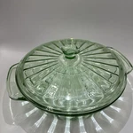 Vintage Martha Stewart Everyday Mse Green Glass Covered Casserole Dish 2QT. Fixed Price $26.00.