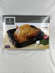 Gibson Carbon Steel Roasting Pan Rack (2 Pieces) Has Handles. Fixed Price $22.95.