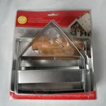 Wilton Gingerbread House Cookie Set 3-PIECE Metal Holiday Baking. Fixed Price $10.99.