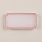 Creuset Leger Rectangular Plate 25CM (9.8 In) Shell Pink Ceramic New. Fixed Price $88.02.