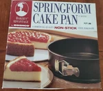 Bakers' Advantage 9 Inch Round Springform Cake Pan Non-stick Steel Bakeware. Fixed Price $8.75.