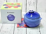 Creuset Mini Blueberry Cocotte Petite Casserole 600ML 20OZ Stoneware. Fixed Price $179.00.