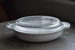 Vintage Corning Ware P-14-B Oval Casserole Dish With Pyrex Glass Lid. Fixed Price $24.99.