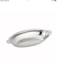 Winco ADO-3- 8 Oz Stainless Steel Au Gratin Dish L.n. Fixed Price $11.00.