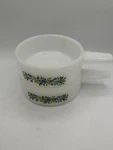 Jeannette Glass Glasbake Blueberry Ovenware Handled Round Lug Soup Bowl J2639. Fixed Price $20.00.