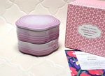 Creuset Flower Collection Two-tier Stacking Container Cattleya Pink Stoneware. Fixed Price $135.00.