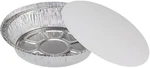 Nicole Fantini 9 Inch Round Aluminum Foil Pan With Board Lid Disposable Take Out. Fixed Price $45.87.