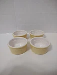 4X Cermer Ramekins Yellow Baking Souffle Custard Cups Oz. 3-1/2" Freezer/oven. Fixed Price $27.52.