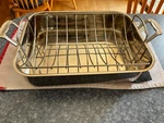 Cuisinart 7117-16UR Roasting Pan Ok. F&b. Fixed Price $40.00.