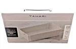 Tahari White Ceramic Casserole Dish Baking Stoneware 10.5" #21TC010WH Nib. Fixed Price $13.94.