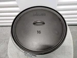 Vintage Lodge #16 Cast Iron Camp Dutch Oven - Discontinued Htf Collectible. Fixed Price $599.00.