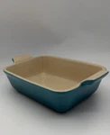 Le Creuset Heritage Rectangular Stoneware Dish 19CM In Caribbean. Fixed Price $49.75.