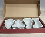 Williams-sonoma Holiday Ramekins Set Of 4 Different Shapes, New Original Box. Fixed Price $10.00.
