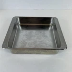 Revere Ware Stainless Steel Quart 8X8X2 Square Cake Pan 2518 Korea Vintage. Fixed Price $48.97.