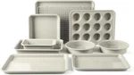 Calphalon Legacy 10-PIECE Nonstick Bakeware Set, Pfa-free Coating, Oven. Fixed Price $186.99.