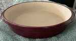 Pampered Chef 11 Round Baking Dish Usa Cranberry 060906 CERP3-805. Fixed Price $26.95.