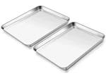 Homikit 2 Pack Baking Sheet, 9 X 13 Inches Stainless Steel Quarter Pan .... Fixed Price $37.25.