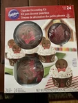 Wilton Gingerbread Boy Cupcake Decorating Kit Cups Picks Sprinkles Decorates 24. Fixed Price $9.97.