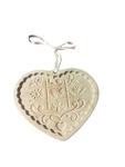 Pampered Chef Clay Stoneware Cookie Mold-gardens Of The Heart (1996) Butterflies. Fixed Price $7.50.