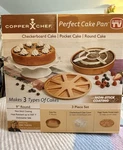 Copper Chef Perfect Pan 9"/MAKES 3 Types Of Cakes/new In Box As Seen On Tv. Fixed Price $25.00.