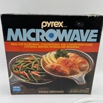 Pyrex Microwave Dishes Single Servings 6" Glass Oven Safe Cookware Set. Fixed Price $23.00.