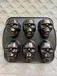 Nordic Ware Mini Skull Cakelet 6 Skeleton Cups Cupcake Molds Halloween. Fixed Price $17.60.