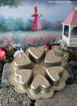 Williams-sonoma Nordic Ware Conversation Heart Cake Pan -nwt- Love Is All Around. Fixed Price $39.85.