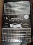 Checkered Chef Cooling Rack - Set Of 2 Stainless Steel, Oven 15" X 10". Fixed Price $14.00.