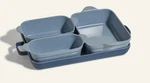 Our Place Five Piece Bakeware Set Blue Salt. Fixed Price $119.41.