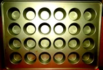 Bakers Best More Bakeware 24 Cavity #2105-0111 Muffin Pan 1/2" X 15". Fixed Price $28.24.