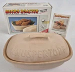 Scheurich Micro Roaster Knuspertopf #850 Clay Cooker W/ Box Manual. Fixed Price $28.87.