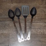 Amco Utensil Set Unisex Os Black Good Nylon Stainless Steel 4 Piece Kitchen Tool. Fixed Price $70.00.