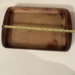 Pampered Chef Medium Bar Pan 1449 X Stone Cookie Sheet Seasoned. Fixed Price $39.50.