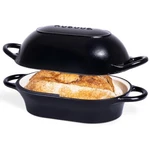 Nuovva Dutch Oven For Sourdough Bread Baking Enamelled 24CM X 16CM, Black. Fixed Price $79.11.