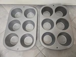 2 Extra Large Wilton 6 Cupcake/ Muffin Pans. Fixed Price $25.00.