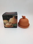 Boston Warehouse Terra Cotta Garlic Baker Red Clay Roaster 02-133 Never Used. Fixed Price $8.95.