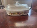 Corningware A-10-B Rom Rin 9 3/4 X Casserole Dish With Lid. Fixed Price $45.00.