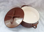 Vintage Dansk Kobenstyle Casserole Pan 714, Brown, 1970'S Mcm. Fixed Price $34.00.