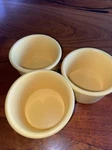 Chantal Set Of Ramekins 1 Cup Yellow Item #93-RM08/4 Hot Cold Pre-owned. Fixed Price $16.00.