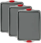 Premium Nonstick Baking Sheet Pans Set Of 3, Heavy-gauge Carbon Dark Gray. Fixed Price $88.56.