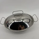 Cuisinart Pennsylvania Dutch Oval Roasting Pan Qt C59-29D Stainless Steel. Fixed Price $23.99.