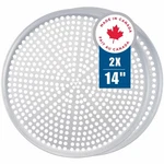 Norjac Pizza With Holes, Inch Pack, Aluminum Pans 14IN-2PK, Silver. Fixed Price $36.93.