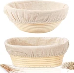 Sourdough Bread Baking Supplies, 2 Pack Banneton Proofing Basket 10 Inch. Fixed Price $40.13.
