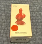 Rare Le Creuset 3 1/4" Pie Bird Baking Funnel Multi Color Cerise Red. Fixed Price $22.99.
