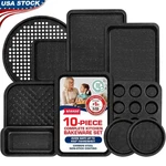 Nonstick Carbon Steel Bakeware Set 10 Piece Kitchen Cooking Baking Pans New. Fixed Price $47.16.
