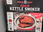 Nordic Ware Stovetop Kettle Smoker & Wood Roaster Cooker Red Made In Usa New. Fixed Price $69.00.