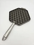 Nordic Ware Egg Waffle Pan Nonstick Cast Aluminum Made Bubble Usa Hexagon. Fixed Price $39.99.