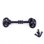 Renovators Supply Gate Latch Lock 5" Wrought Iron Hook And Eye Door. Fixed Price $14.99.