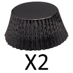 Fox Run Black Foil Baking Cups Set Of 32 Standard Size Cupcake Liners (2-PACK). Fixed Price $7.80.